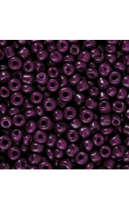 Seed beads 8/0 (3mm) Aubergine purple